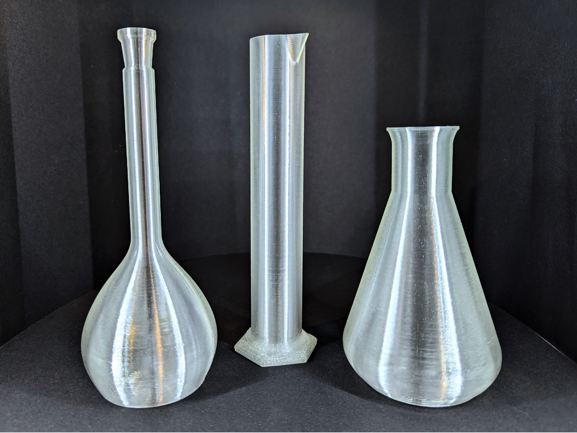 Laborflaschen Chemie-Deko Set