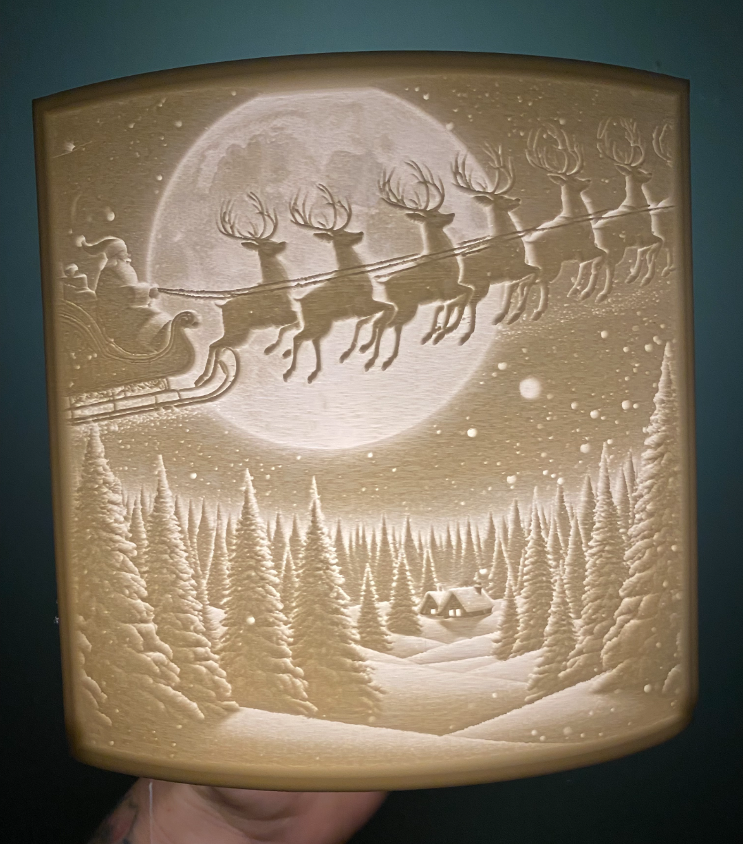 santa and his sleigh