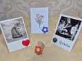Magnetic Photo Card Holder with Decorative Magnets