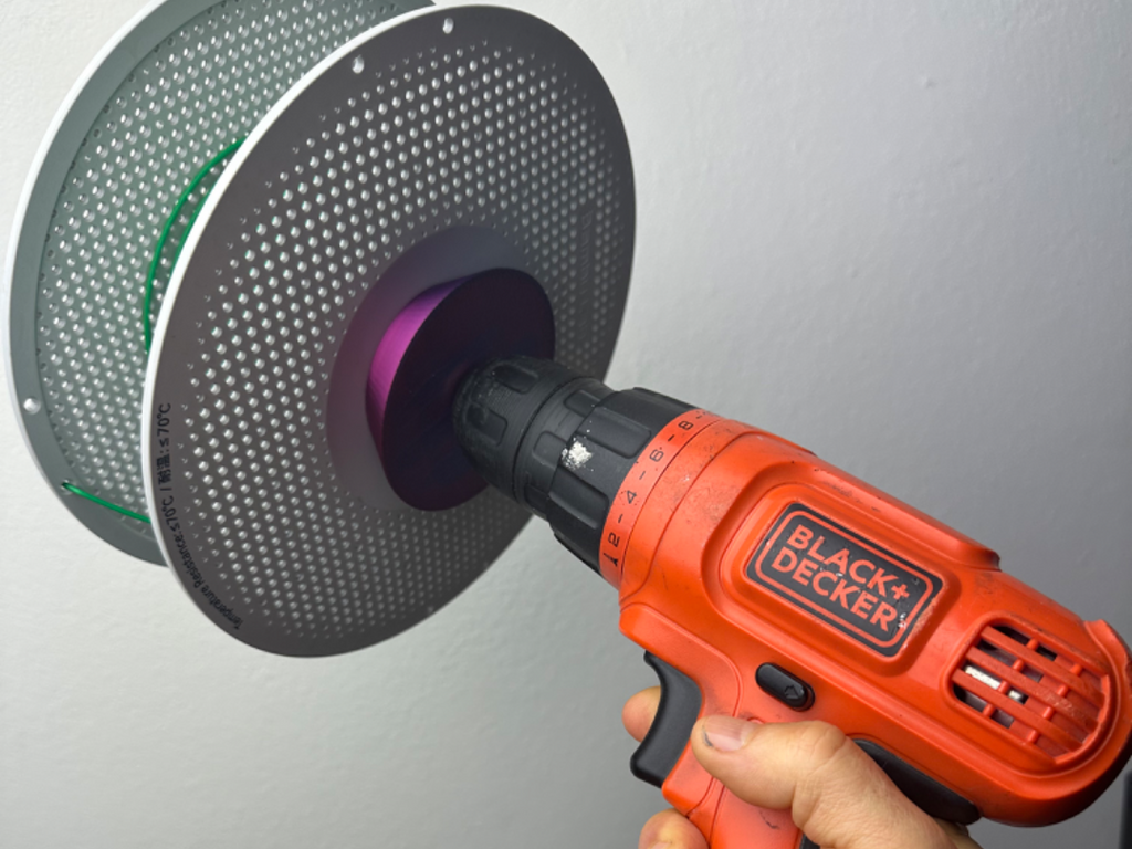 Power Drill Spool Rewinder for Bambu