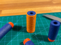 Nerf dart cutter jig
