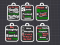 xmas set fun keychains/charms free commercial