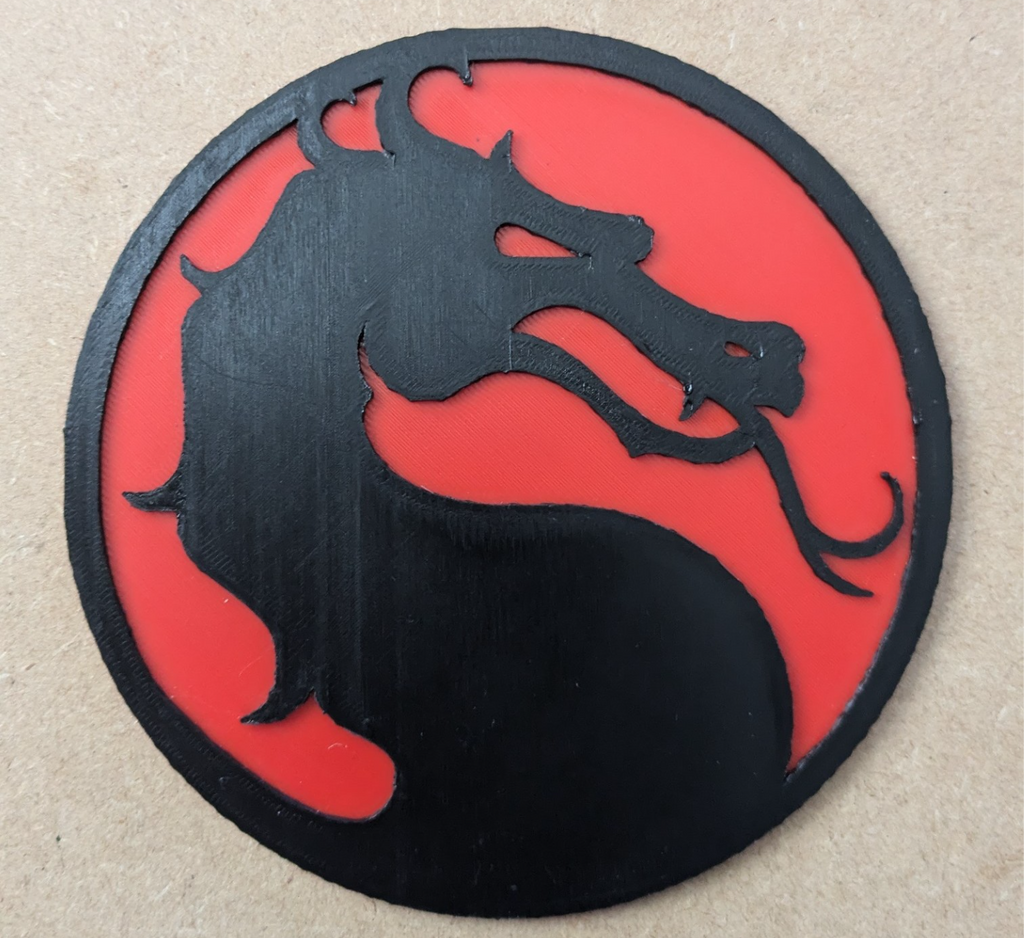 Mortal Kombat Logo Coaster