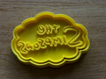 The Simpsons Logo Cookie Cutter and Stamp