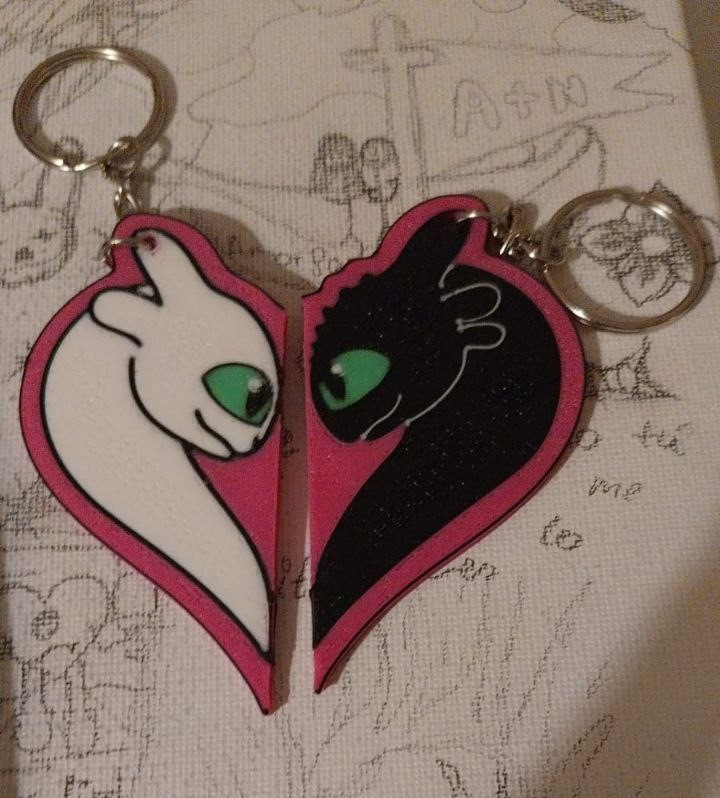toothless keychain