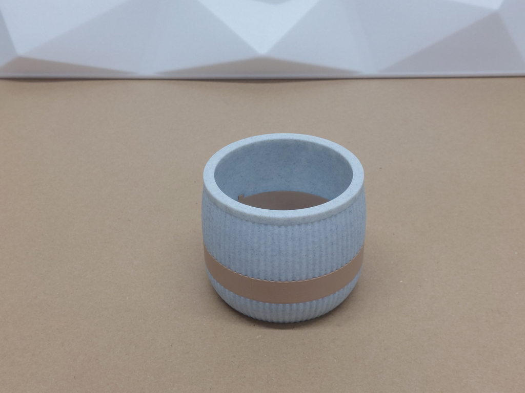 3-part modern planter