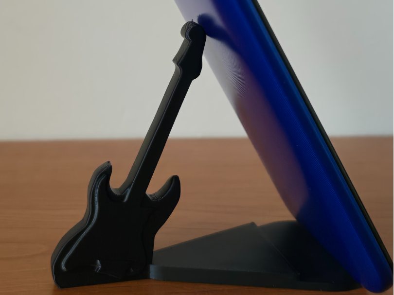 Guitar and Pick Phone Stand