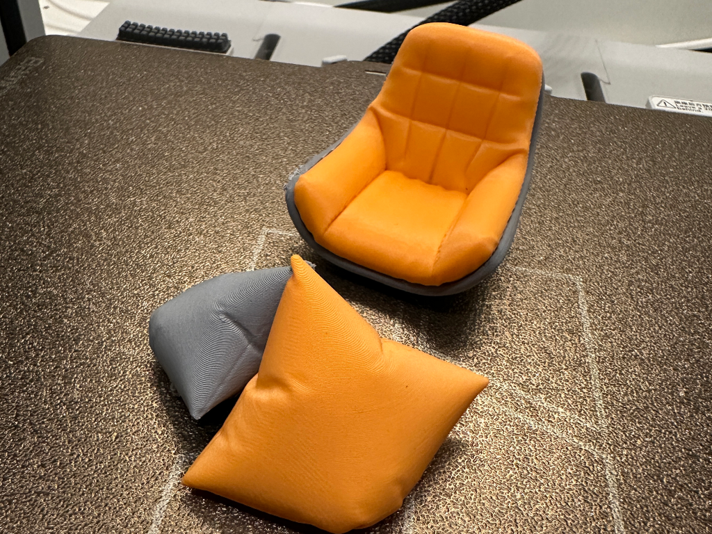realistic mini sofa chair