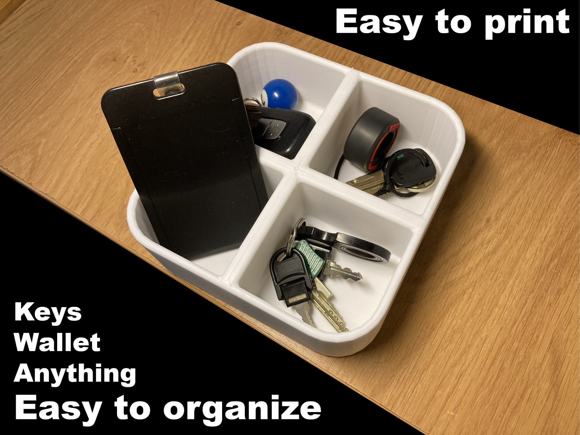 4 slot tray