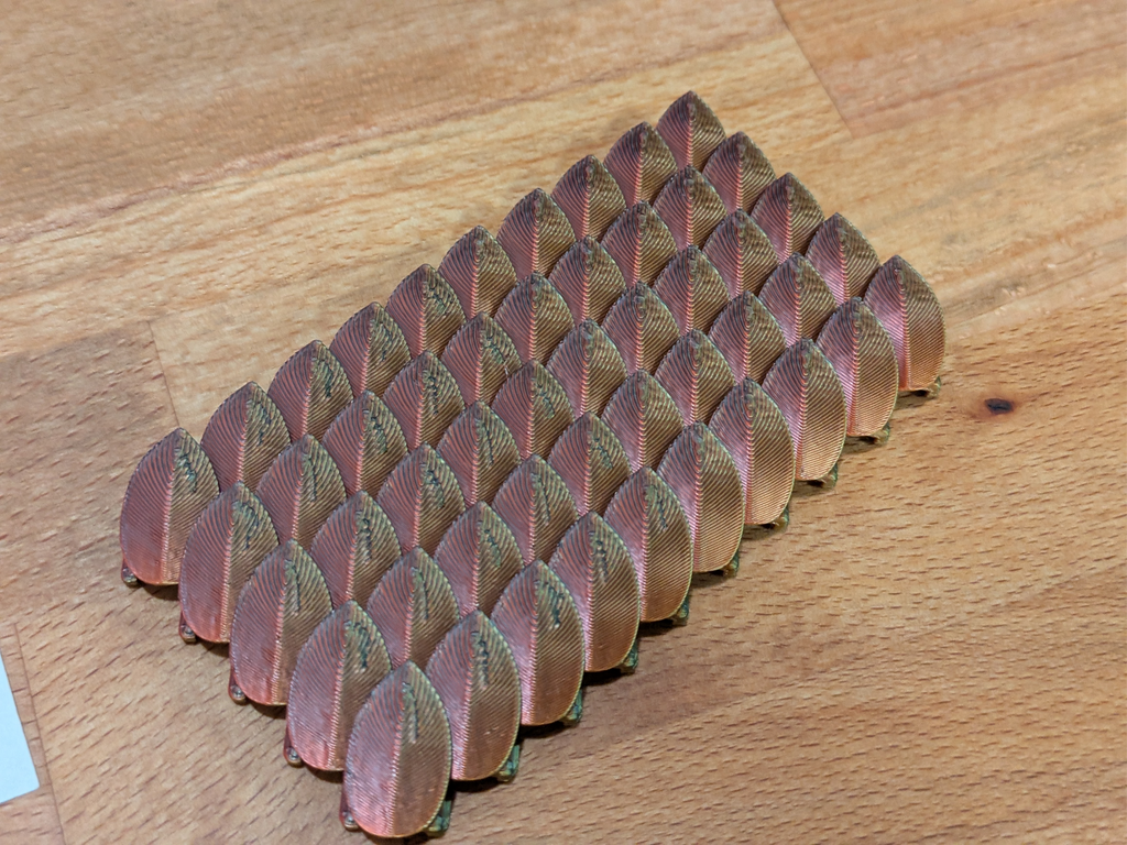 Dragon Scale Mail Connectable Fabric