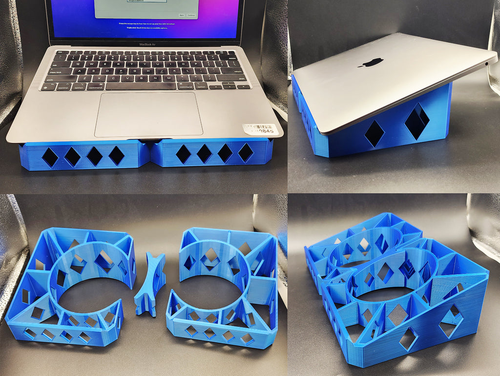 High Flow Laptop Stand 3 Piece - No Supports