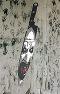 Art The Clown Knife Wallart