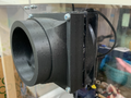 fan to 4" hose adapter and 4" to 5" for window kit
