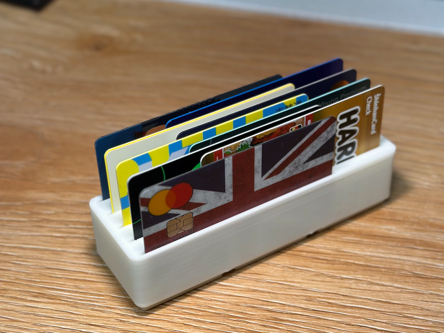 Gridfinity 1X3 - 9 Credit Card Holder with magnets
