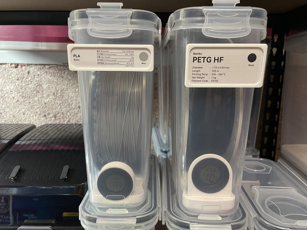 BambuLab Dry Box Label Holder New Updated Box