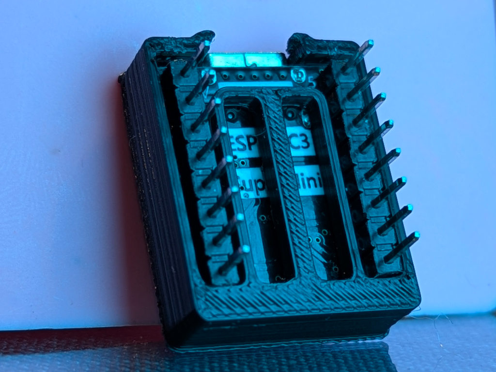 Single Piece ESP32 C3 Super-Mini Holder Case