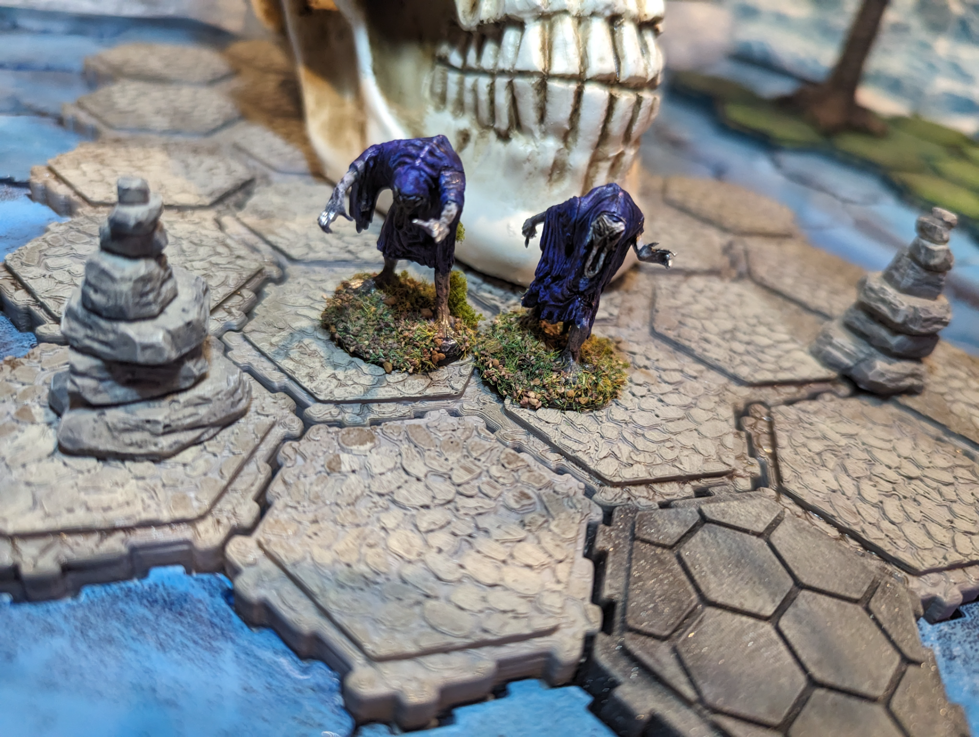 Stone Hex Style Terrain for Table Top RPG and Miniature War Gamming