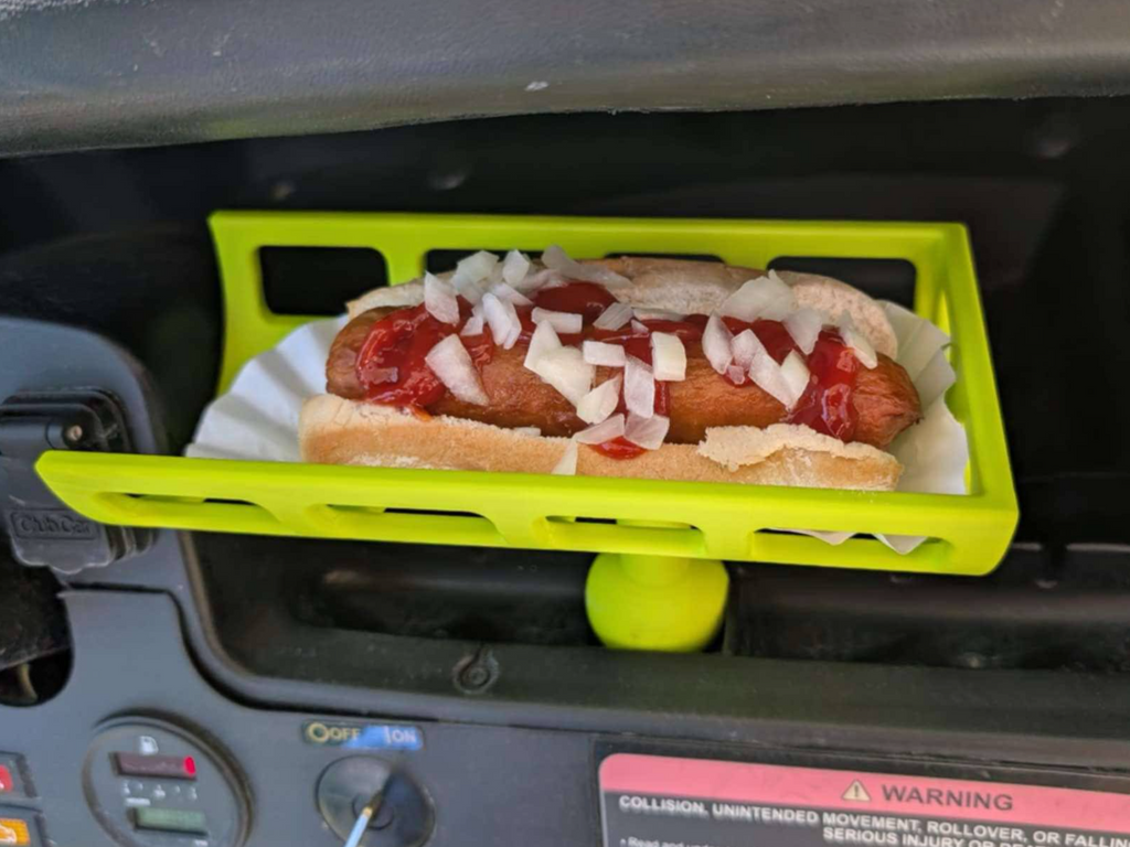 Golf Cart Hot Dog Holder