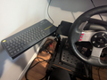 Racing Wheel Mount Keyboard Tray