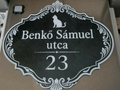 Customizable House Number Sign