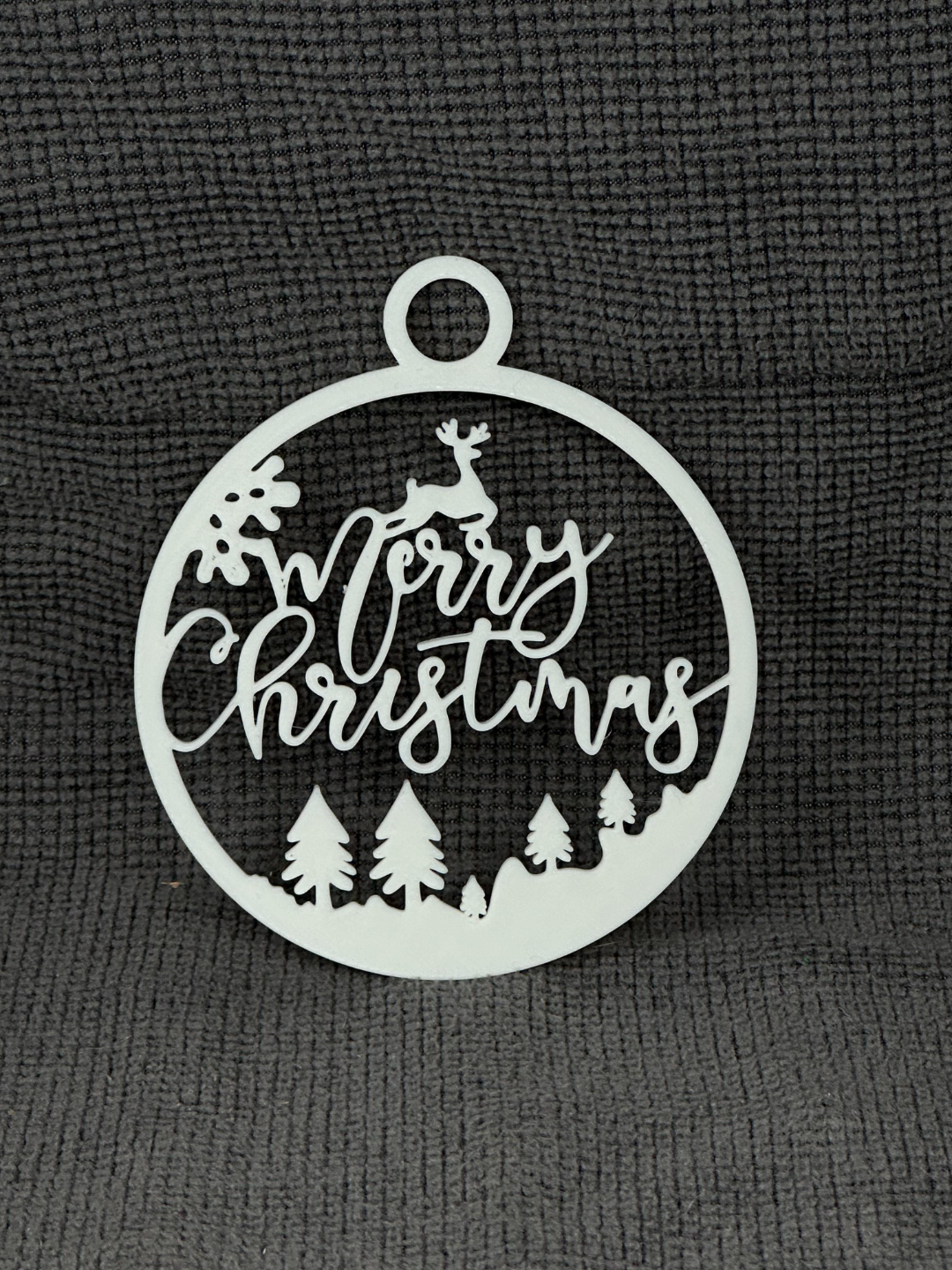 Merry Christmas tree ornament