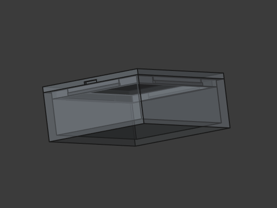 FreeCAD parametric snap-top box