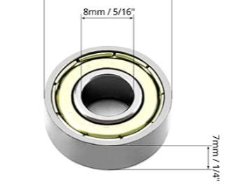 Bearing 22x7x8 (actually works)