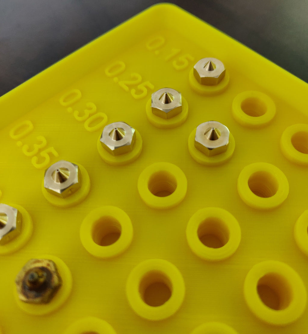 Threaded Nozzle Storage for Ultimate Drawer System