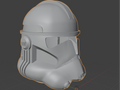 Clone trooper helmet (A1 Mini format)