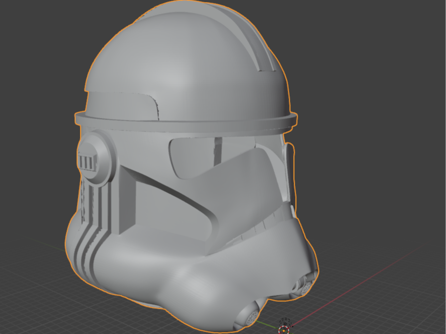 Clone trooper helmet (A1 Mini format)