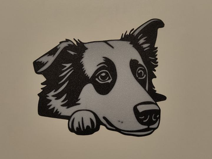 dog plate wall art
