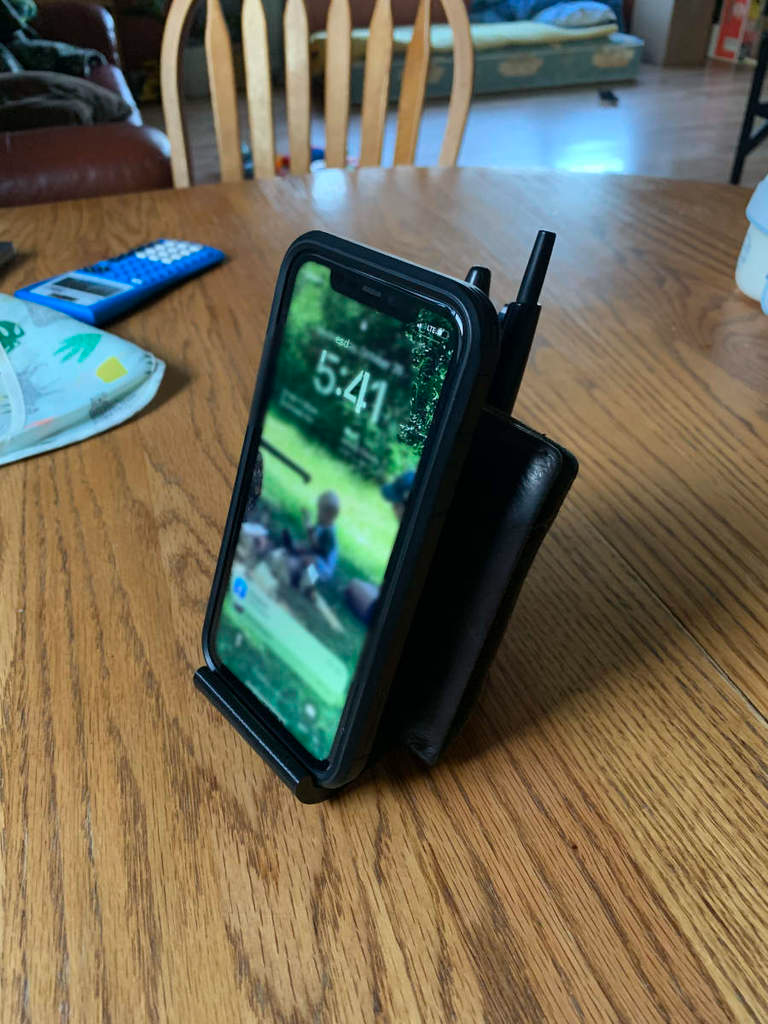 Phone Stand with Wallet/Pen holder