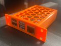 Front Mounted Raspi4 Snapcase for HomeRacker