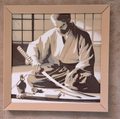 Bevelled frame (magnetic re-usable or permanent) for 200x200mm HueForge filament paintings