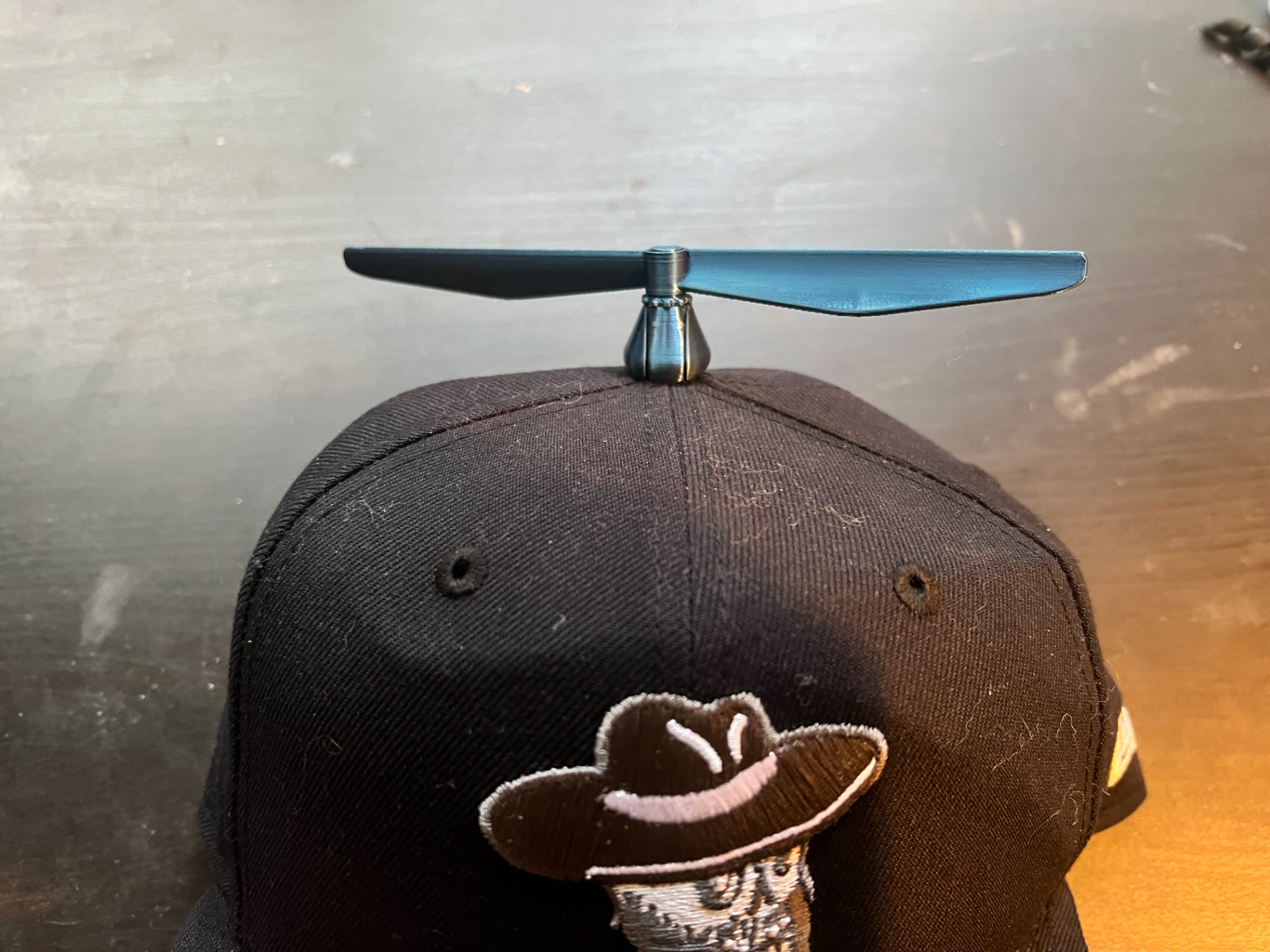 Baseball Cap Propeller - Print-in-place - Secure