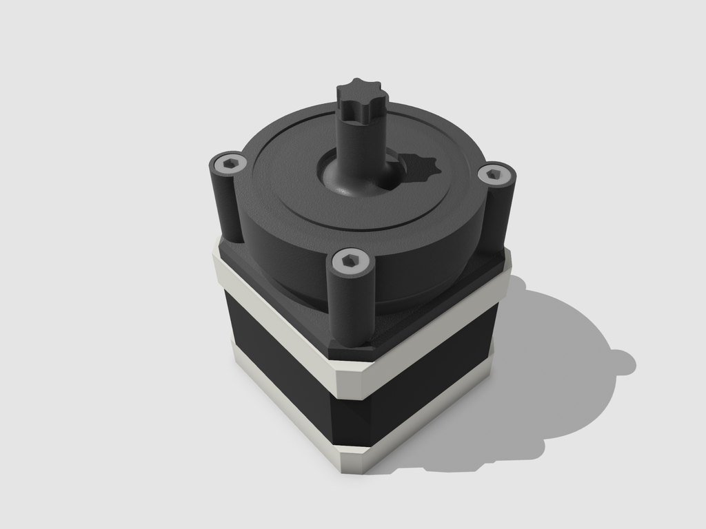 Slim planetary gearbox for Nema 17