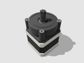 Slim planetary gearbox for Nema 17