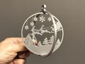 santaclaus is coming ornament