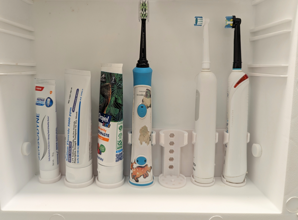 Ultimate Customizable Toothbrush/Toothpaste Holder