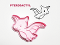 Pterodactyl Dinosaur Cookie Cutter / Stamp