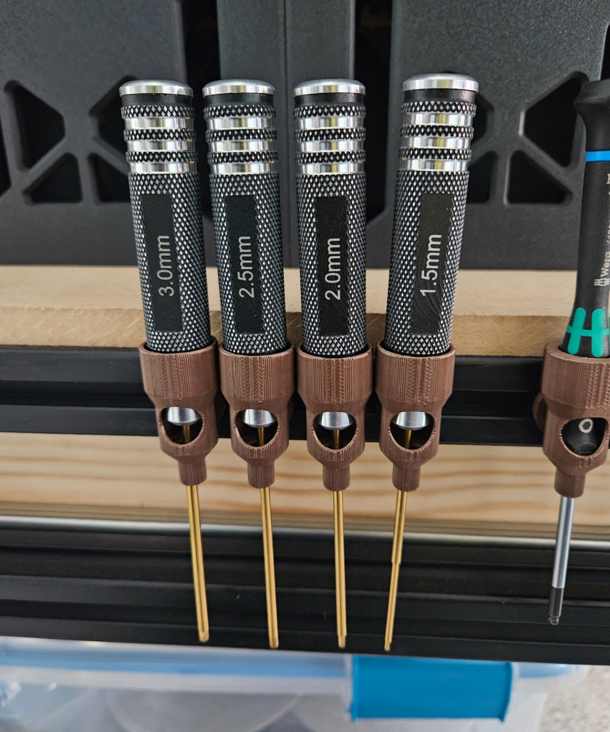 3030 Aluminum Extrusion Titanium Screwdriver Holder
