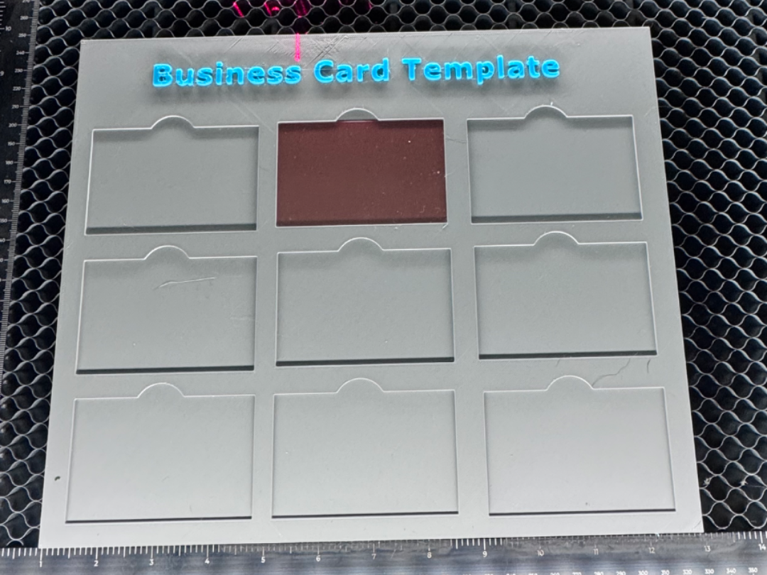Business Card Template/jig