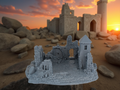 old castle ruin for terrain building