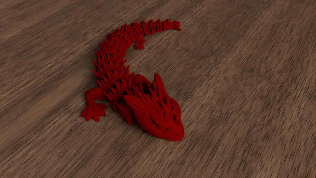 Big Spiked Dragon Lizard (Articulated)
