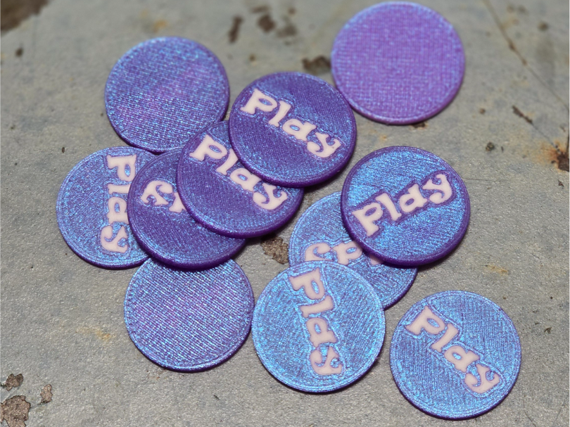 Claw Machine Tokens Coins (Small 22.5 mm)