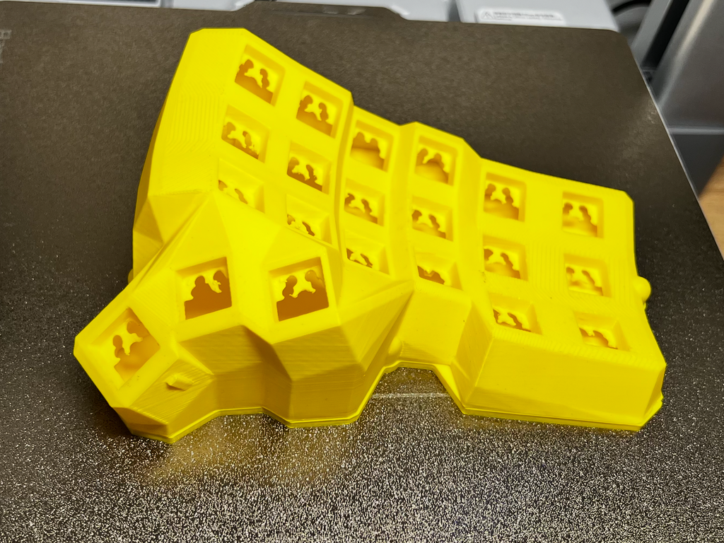 Custom Corne Manuform Case with Hotswap Socket
