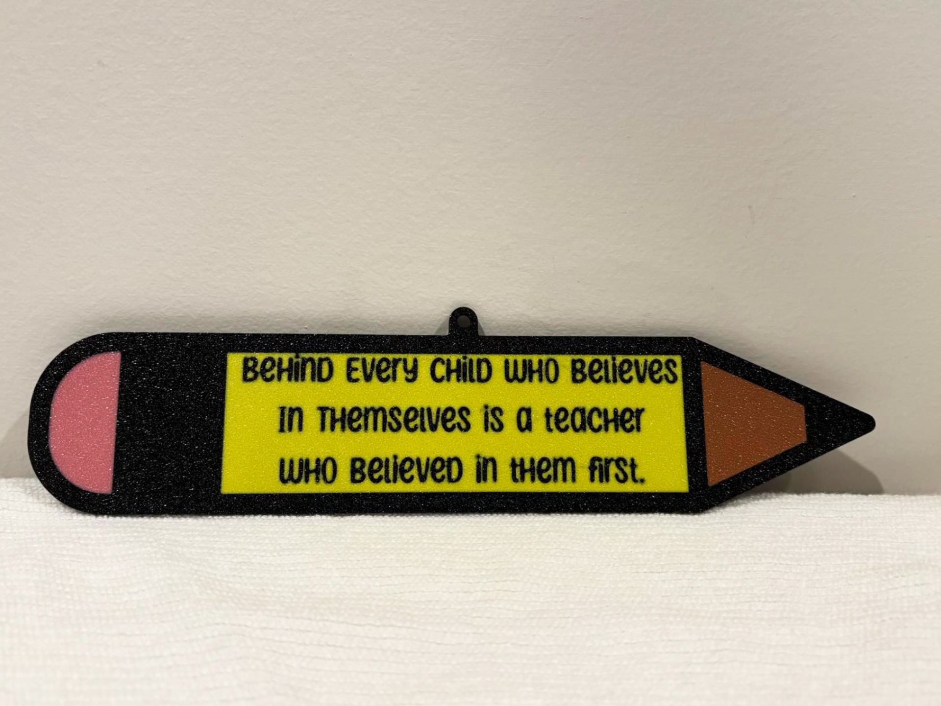 Teacher quote sign gift