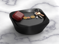Ribbed Key / Coins Hallway Tray v2 (tall)
