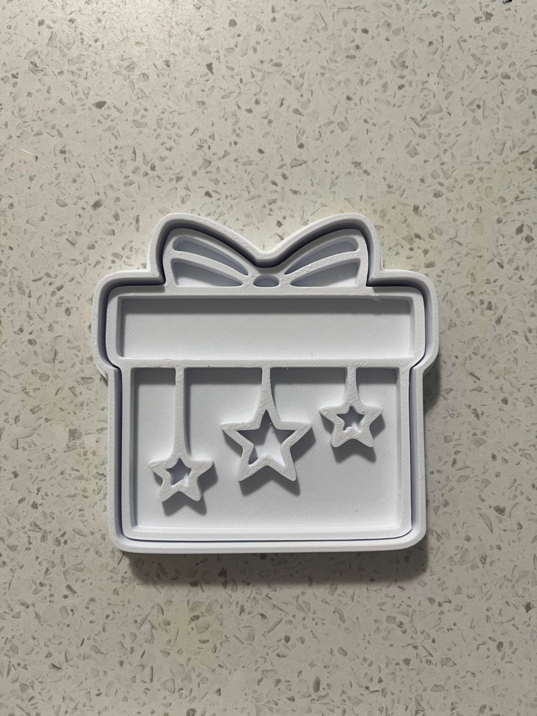 Christmas Present cookie cutter and stamp