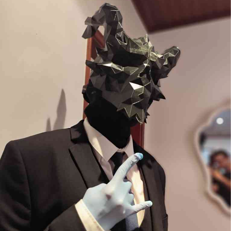 PayDay 2 Death Wish Skull LOW POLY